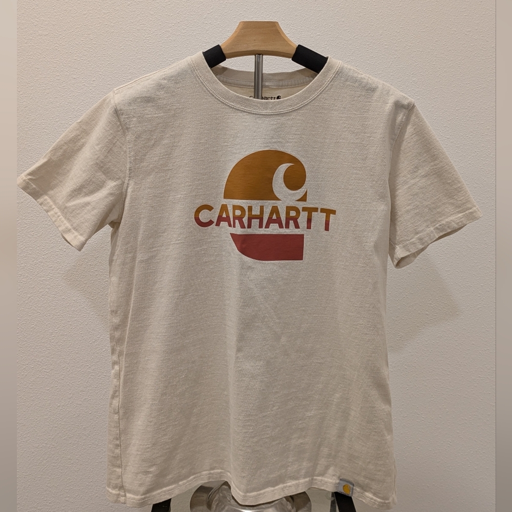 Carhartt Cream Logo T-Shirt